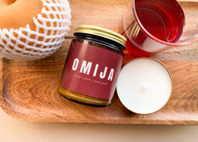 Load image into Gallery viewer, OMIJA - asian inspired soy wax scented candle - clean fruity scented candle

